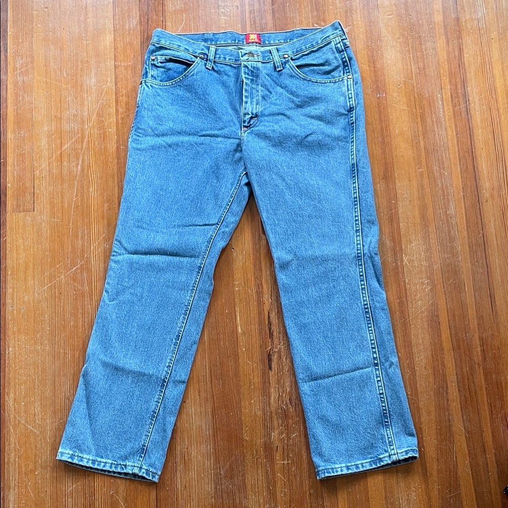 Wrangler Slim Fit 36x30 Blue Jeans